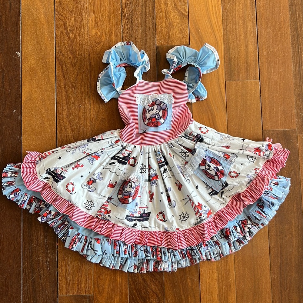 Custom Disney Cruise Line Dollcake dress 6